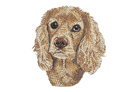 Cocker Spaniel Embroidery Design Review