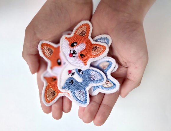 Cute Corgi: A Warm, Versatile Embroidery Design for Meaningful Gifts