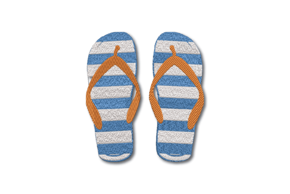 Flip Flops Embroidery Design Review