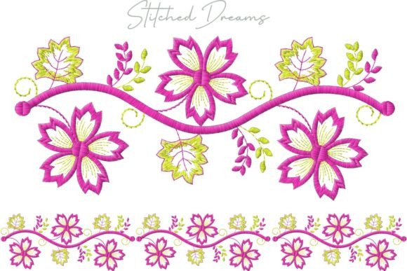 Floral Elegance Borders