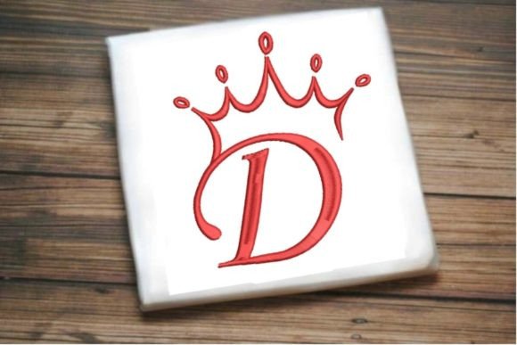 Regal Crown Alphabet Letter D