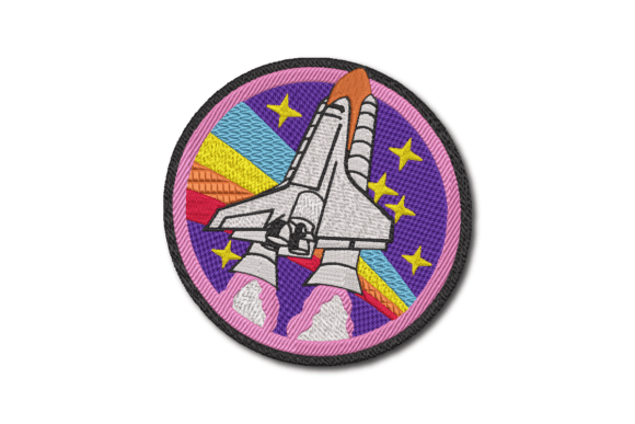 Spaceship Patch Embroidery Design Review