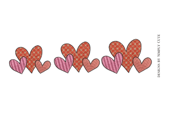Valentine Hearts: A Seasonal Embroidery Staple